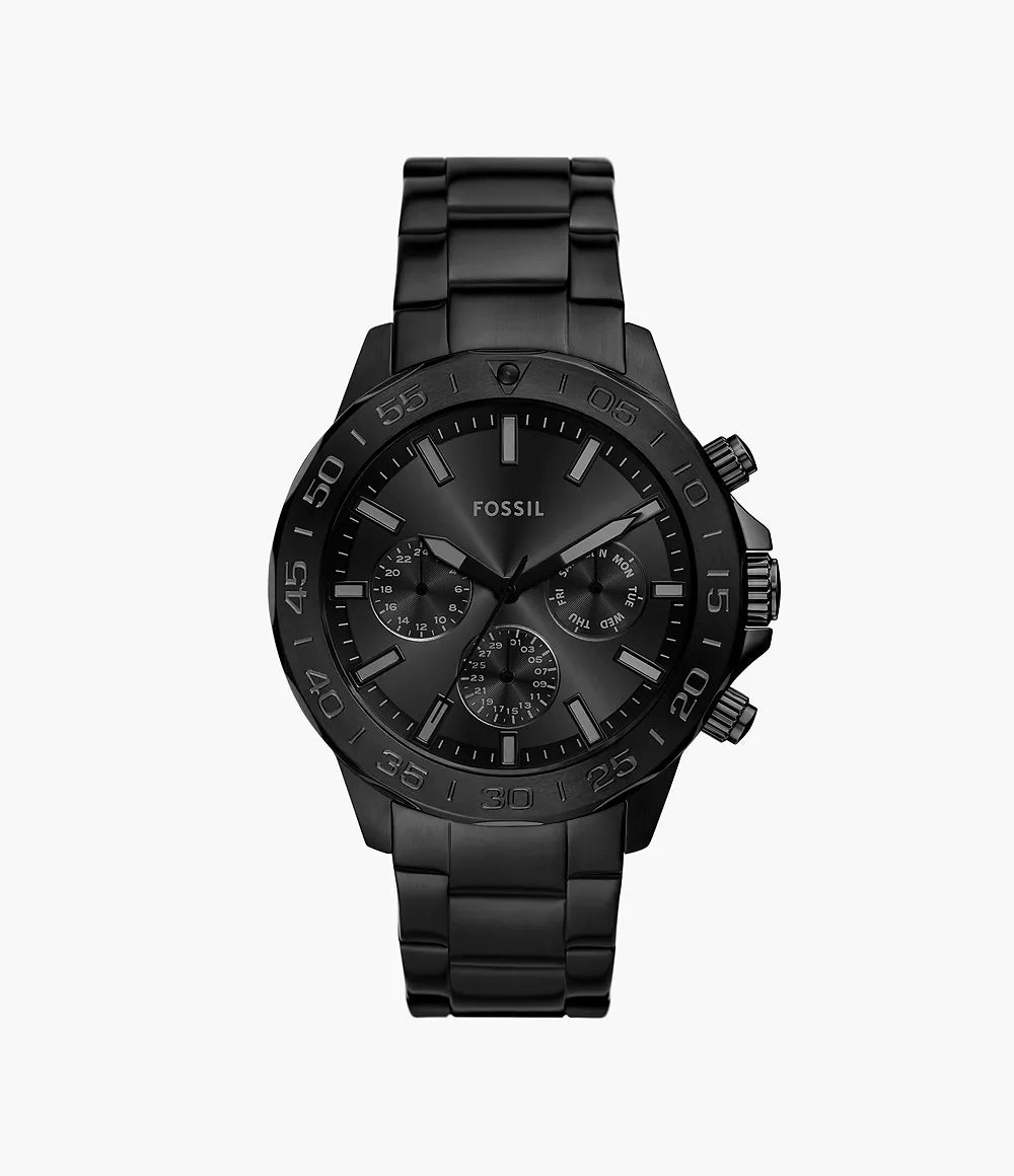 FOSSIL Bannon Multifunción Acero Negro
